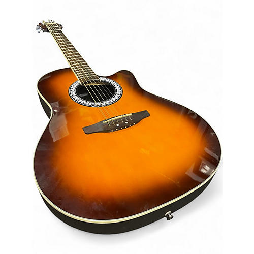 Used Ovation celebrity CA-24 1 2 Color Sunburst Acoustic Guitar 2 Color Sunburst