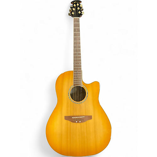 Used Ovation celebrity gc 057 Natural Natural Acoustic Electric Guitar Natural