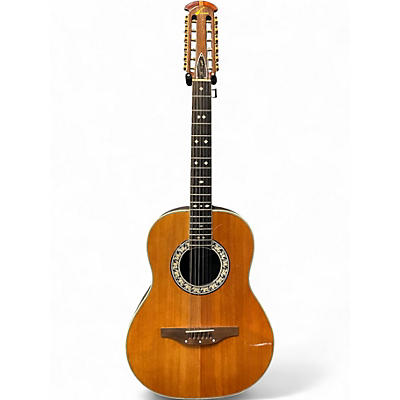 Used Ovation glenn Cambell 1118-4 Natural 12 String Acoustic Electric Guitar