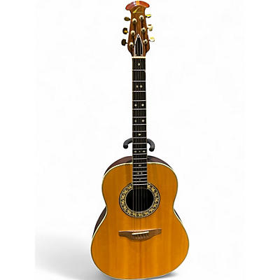 Used Ovation model  1117 Natural Acoustic Guitar