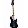 Used Overwater  J Series 4 String Blue Electric Bass Guitar Blue