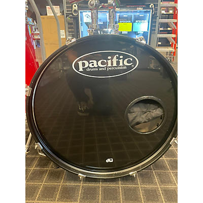 Used PACIFIC BY DW 5 piece DRUM SET Red Drum Kit