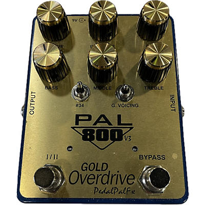 Used PAL 800 V3 GOLD OVERDRIVE Effect Pedal