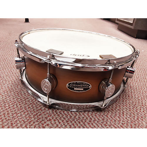 PDP Used PDP By DW 14X5.5 Pacific Series Snare Drum Brown Brown 211