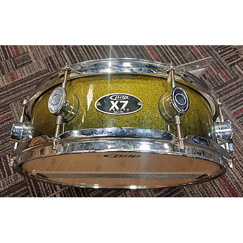 PDP by DW Used PDP By DW 14X5.5 X7 Series Drum Gold Sparkle Fade Gold Sparkle Fade 211