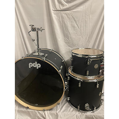 PDP by DW Used PDP By DW 3 piece Concept Maple Rock Satin Black Drum Kit