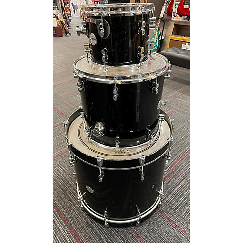 PDP by DW Used PDP By DW 3 piece Platinum Series Black Sparkle Drum Kit Black Sparkle