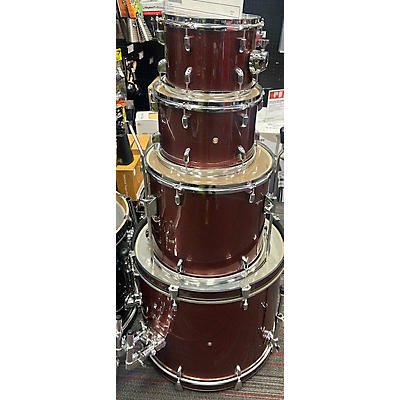 Used PDP By DW 4 piece Encore Ruby Red Drum Kit