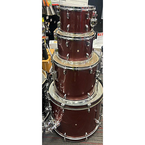 PDP Used PDP By DW 4 piece Encore Ruby Red Drum Kit Ruby Red