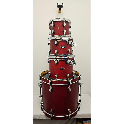 PDP by DW Used PDP By DW 4 piece FS Series Flat Red Drum Kit Flat Red