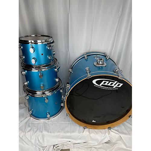 PDP Used PDP By DW 4 piece LX Series Blue Drum Kit Blue