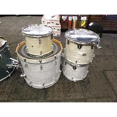 Used PDP By DW 4 piece Platinum Series White Drum Kit