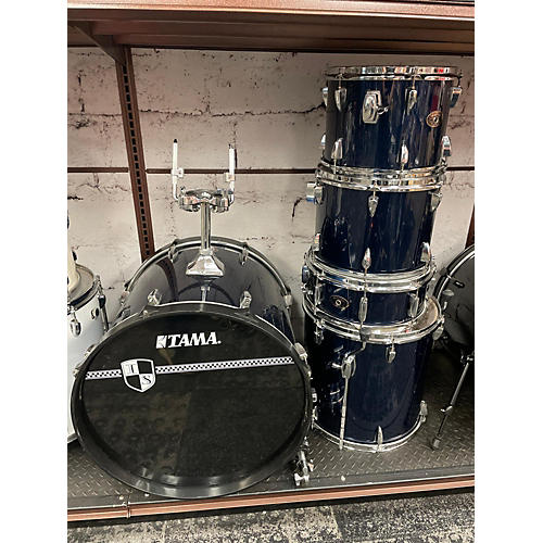 PDP Used PDP By DW 5 piece 5 PIECE DRUM KIT DARK BLUE Drum Kit DARK BLUE