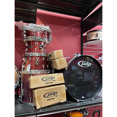 PDP Used PDP By DW 5 piece CENTERSTAGE Red Drum Kit