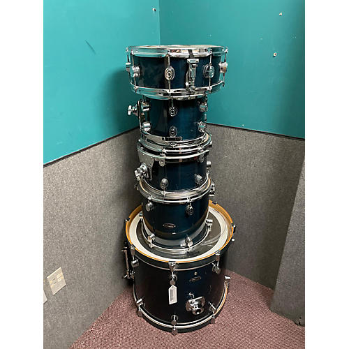 Pdp By Dw Used PDP By DW 5 piece CX Trans Green Drum Kit Trans Green