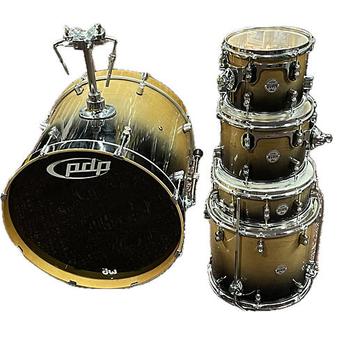 PDP Used PDP By DW 5 piece Concept Series 2 Tone Sunburst Drum Kit 2 Tone Sunburst