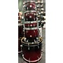 Used PDP by DW Used PDP By DW 5 piece Concept Series Red To Black Fade Drum Kit Red to Black Fade