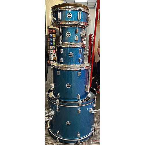 PDP by DW Used PDP By DW 5 piece ENCORE 5 PIECE AZUR BLUE Drum Kit AZUR BLUE