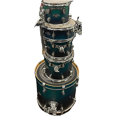 PDP by DW Used PDP By DW 5 piece Pacific FS Series Blue Burst Drum Kit