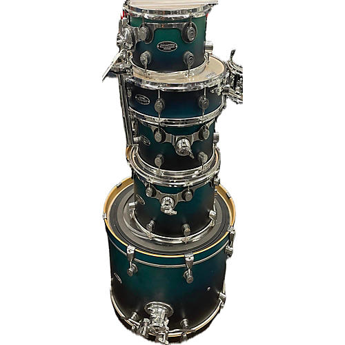 PDP by DW Used PDP By DW 5 piece Pacific FS Series Blue Burst Drum Kit Blue Burst