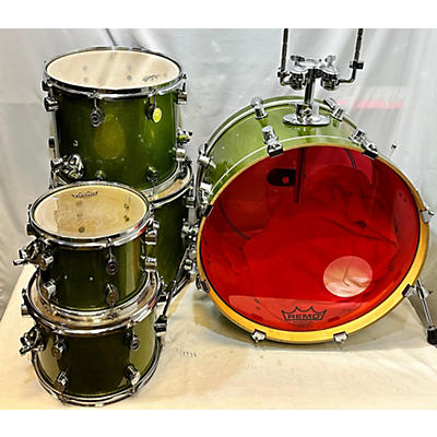 PDP by DW Used PDP By DW 5 piece X7 Green Drum Kit