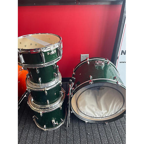 PDP by DW Used PDP By DW 5 piece Z-5 Shell Pack Emerald Green Drum Kit Emerald Green