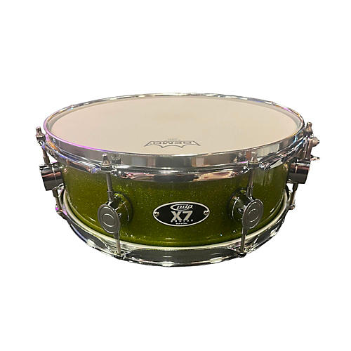 Pdp By Dw Used PDP By DW 5X14 X7 Drum GREEN SPARKLE 8