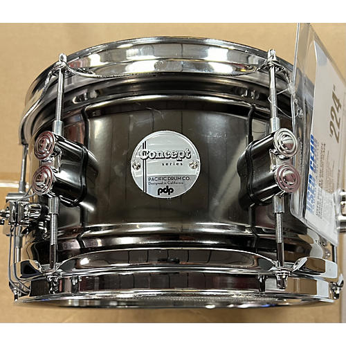 PDP Used PDP By DW 6X10 Concept Series Snare Drum Black Chrome Black Chrome 77