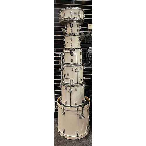 PDP Used PDP By DW 7 piece Concept Series Alpine White Drum Kit Alpine White