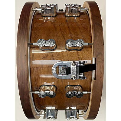 PDP Used PDP By DW 7.5X14 PDP By DW Limited-Edition Dark Stain Maple And Walnut Snare With Walnut Hoops Drum Dark Walnut