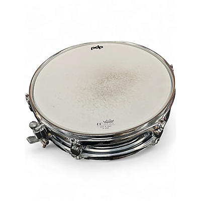 Used PDP by DW 13in Steel Snare Silver Drum