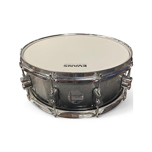Used PDP by DW 14X5 Concept Series Snare Silver Sparkle Drum Silver Sparkle 210