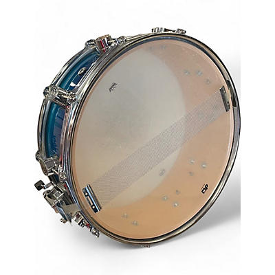 Used PDP by DW 14X5 Pacific Series Snare Blue Burst Drum