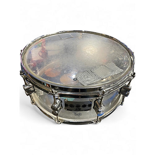 Used PDP by DW 14X5.5 CHAD SMITH CONCEPT SERIES ACRYLIC SNARE Clear Drum Clear 211