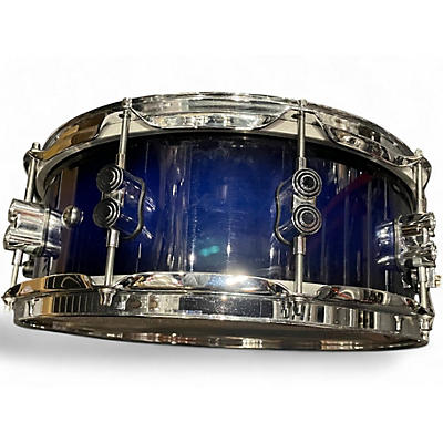 Used PDP by DW 14X5.5 Concept Series Snare Blue Fade Drum
