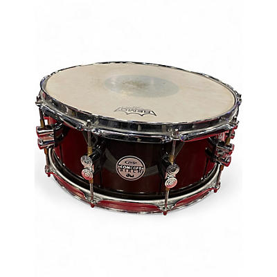 Used PDP by DW 14X5.5 Concept Series Snare Brown Sunburst Drum
