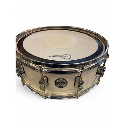 Used PDP by DW 14X5.5 Concept Series Snare Pearl White Drum