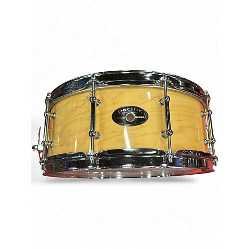 Used PDP by DW 14X5.5 Pacific Series Snare Natural Drum Natural 211