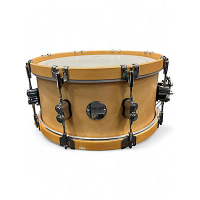 Used PDP by DW 14X6.5 Concept Series Snare 20 Ply with Wood Hoops Natural Drum