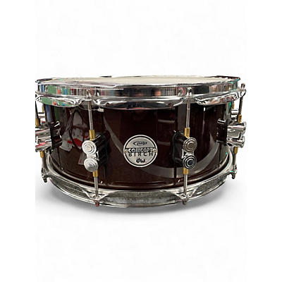Used PDP by DW 14X6.5 concept birch snare Walnut Drum