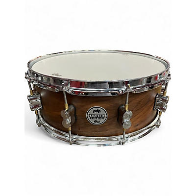 Used PDP by DW 14X8 Concept Series 20-Ply Hybrid Walnut Maple Snare Satin Walnut Drum