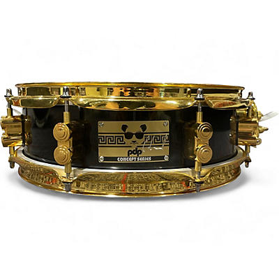 Used PDP by DW 14in Concept Series Eric Hernandez Signature Black and Gold Drum