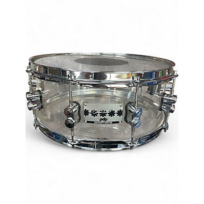 Used PDP by DW 14in Concept Series Snare Clear Drum