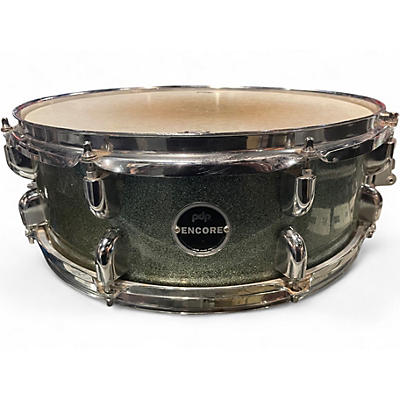 Used PDP by DW 14in Encore Series Green Sparkle Drum