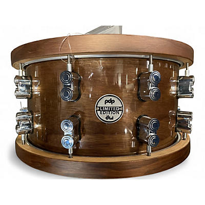 Used PDP by DW 14in LIMITED EDITION 14X7.5 DARK STAIN MAPLE Drum