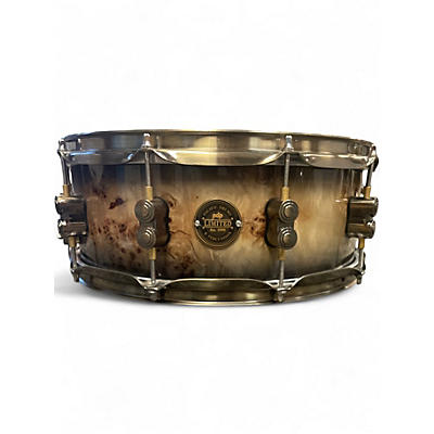 Used PDP by DW 14in LIMITED MAP BURL BLACK Drum