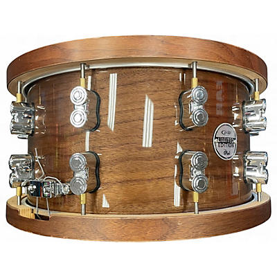 Used PDP by DW 14in Limited Edition Dark Maple and Walnut Hoops Dark Maple and Walnut Drum