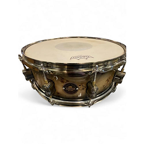 Used PDP by DW 14in Limited Edition Mapa Burl Natural Drum Natural 33