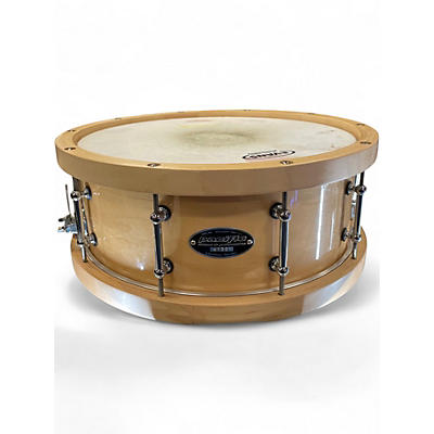 Used PDP by DW 14in Wood Hoop snare Natural Drum