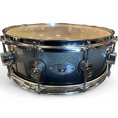 Used PDP by DW 14in X7 Maple Silver Sparkle Drum